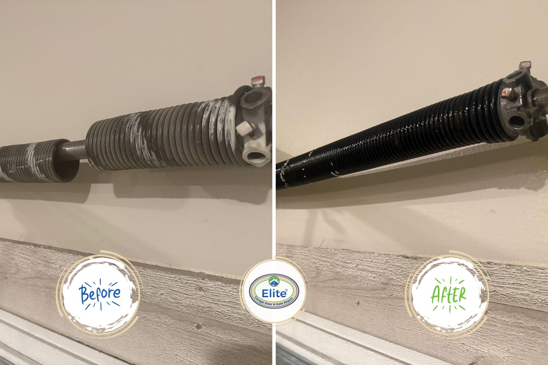 We recently completed a Garage Door Spring Replacement in Kent, WA.