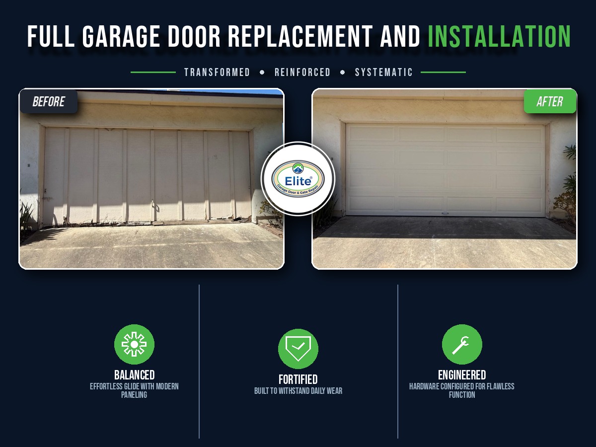 New 14'11.5x7 Garage Door Installation in Kent, WA 98042
