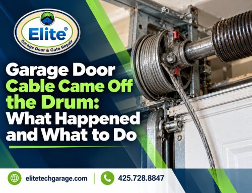 Garage Door Cable Came Off the Drum: What Happened and What to Do