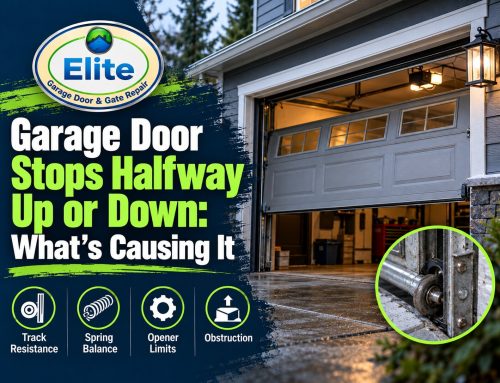 Garage Door Stops Halfway Up or Down: What’s Causing It